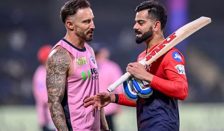 পিএসএল খেলতে আইপিএল ছাড়লেন ডু প্লেসিস