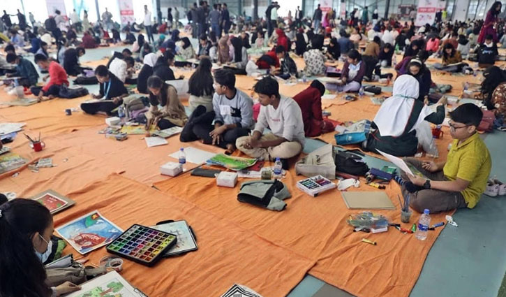 বসুন্ধরা পাবলিক স্কুল এন্ড কলেজে অঙ্কন প্রতিযোগিতা অনুষ্ঠিত