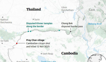 থাই-কম্বোডিয়া সীমান্তে আবারো উত্তেজনা