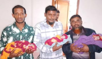 একসঙ্গে তিন সন্তানের জন্ম দিলেন বগুড়ার আঁখি