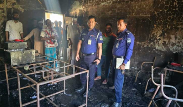 নেত্রকোণায় দুই স্কুলে আগুন, আসবাবপত্র পুড়ে কয়লা