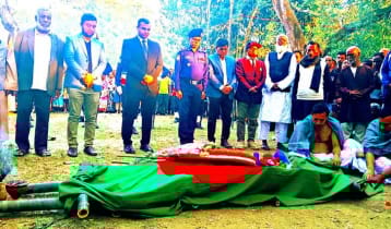 স্বামী-স্ত্রী হত্যা: যোগেশ চন্দ্রকে রাষ্ট্রীয় মর্যাদায় শেষ বিদায়