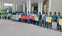 পে-স্কেল বাস্তবায়নের দাবিতে বিভিন্ন বিশ্ববিদ্যালয়ে মানববন্ধন