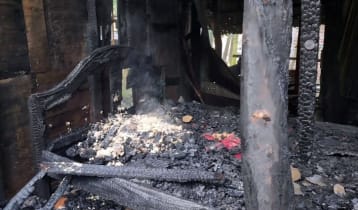 শরীয়তপুরে অগ্নিকাণ্ডে ঘুমন্ত অবস্থায় বৃদ্ধার মৃত্যু