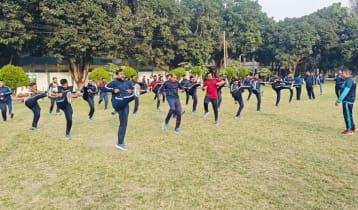 সিরাজগঞ্জে আত্মরক্ষায় পুলিশের মার্শাল আর্ট প্রশিক্ষণ