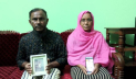 শেখ হাসিনার ফাঁসি কার্যকরের দাবি শহীদ রাকিবুলের মা-বাবার