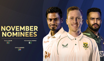 আইসিসির মাসসেরা খেলোয়াড় হওয়ার দৌড়ে তাইজুল