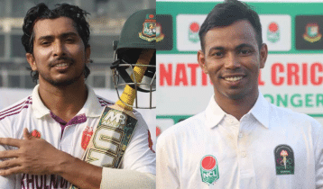 ব‌্যাটিংয়ে রান চূড়ায় সৌম‌্য, বোলিংয়ের মুকুট তানভীরের