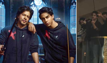 অশ্লীল অঙ্গভঙ্গি করে বিতর্কে শাহরুখপুত্র