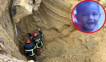 অবশেষে গর্তে পড়ে যাওয়া শিশু সাজিদকে উদ্ধার