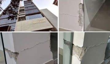 ভূমিকম্পে সচিবালয়ের নতুন ভবনে ফাটল