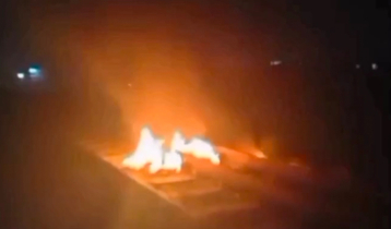 ব্রাহ্মণবাড়িয়ায় রেললাইনে আগুন