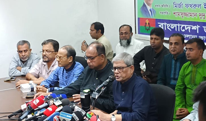 নানা দাবির নামে নির্বাচন ব্যাহত করার চেষ্টা চলছে: মির্জা ফখরুল