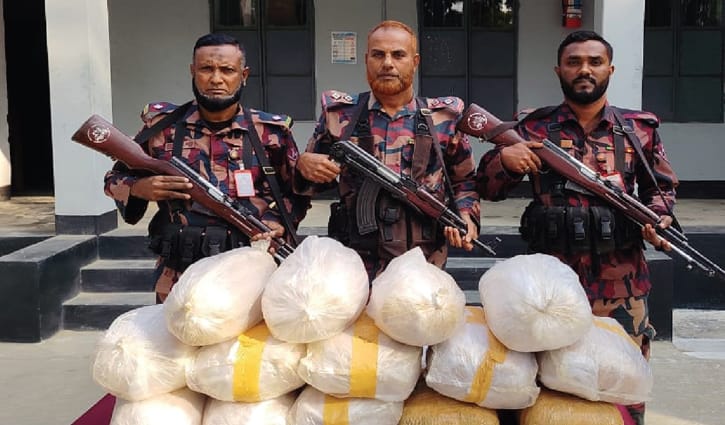 বেনাপোলে ৪১ কেজি ভারতীয় গাঁজা জব্দ