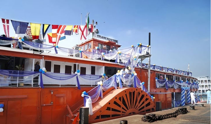 শতবর্ষী প্যাডেল স্টিমার ‘পিএস মাহসুদ’ চালু