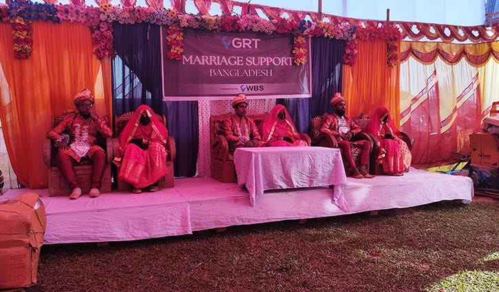 ঠাকুরগাঁওয়ে একসঙ্গে তিন বন্ধুর বিয়ে, নিলেন না যৌতুক 