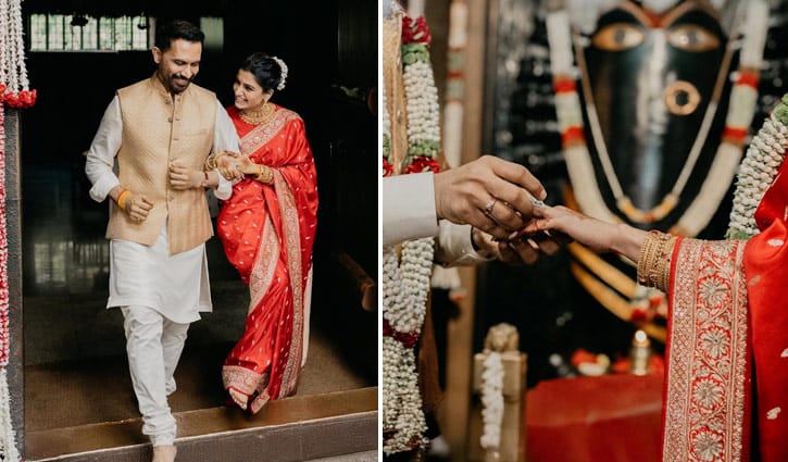 গোপন বিয়ের ছবি প্রকাশ করলেন সামান্থা