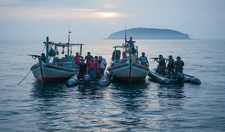 ২ জেলেকে ধরে নিয়ে গেছে আরাকান আর্মি