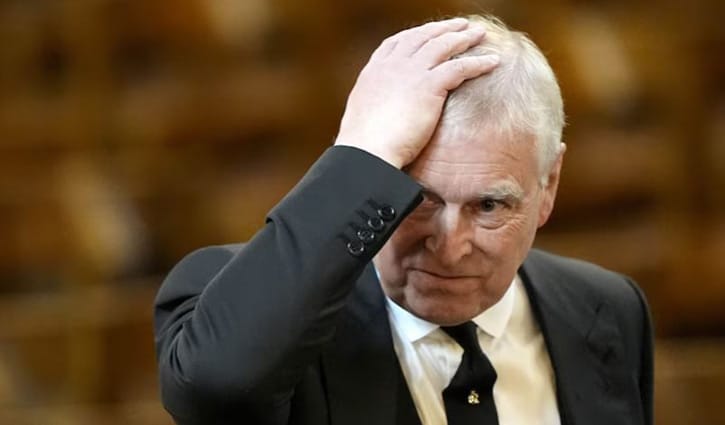 ‘প্রিন্স’ উপাধি হারালেন ব্রিটিশ রাজার ভাই অ্যান্ড্রু