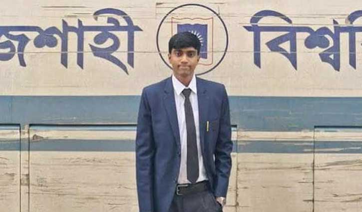 রাকসুতে শিবিরের প্যানেলে সনাতন ধর্মালম্বী সুজন জয়ী 