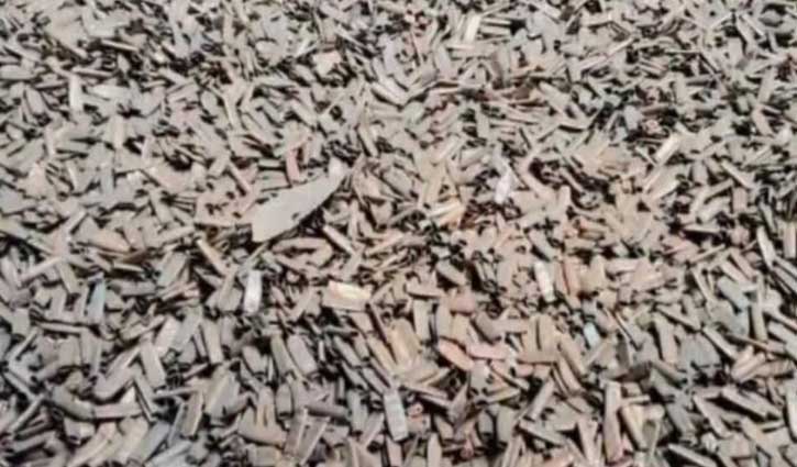 নাটোরে গোডাউনে মিলল ১৩ টন গুলির খোসা