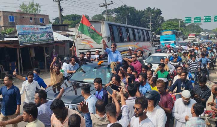 মাদারীপুরে খোকন তালুকদারের মনোনয়ন, বিএনপির আনন্দ শোভাযাত্রা