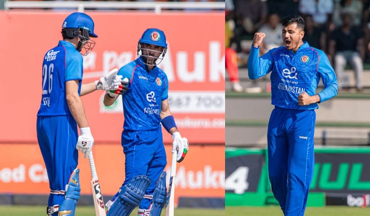 ওমরজাই, মুজিব ও জাদরান ঝড়ে উড়ে গেল জিম্বাবুয়ে