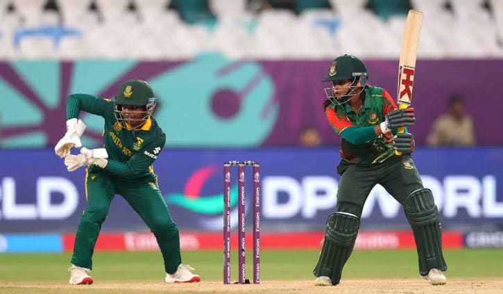 শারমনি-শর্নার ফিফটিতে ২৩৩ রানের টার্গেট দিল বাংলাদেশ