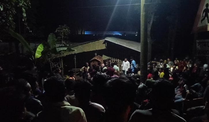 তালাবদ্ধ দোকানে গৃহবধূর মরদেহ, স্বামী পলাতক