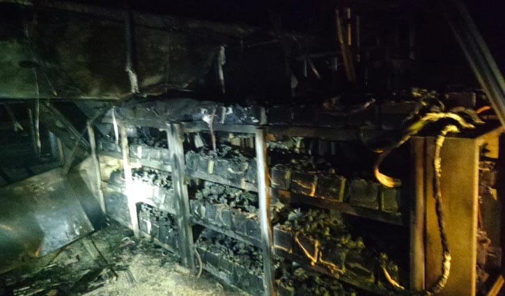 ধামরাইয়ে ইনসেপটা ফার্মায় অগ্নিকাণ্ড