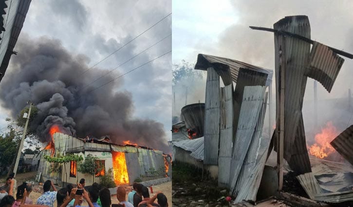 গাজীপুরে ঝুটের গোডাউনে আগুন, নিয়ন্ত্রণে ৪ ইউনিট