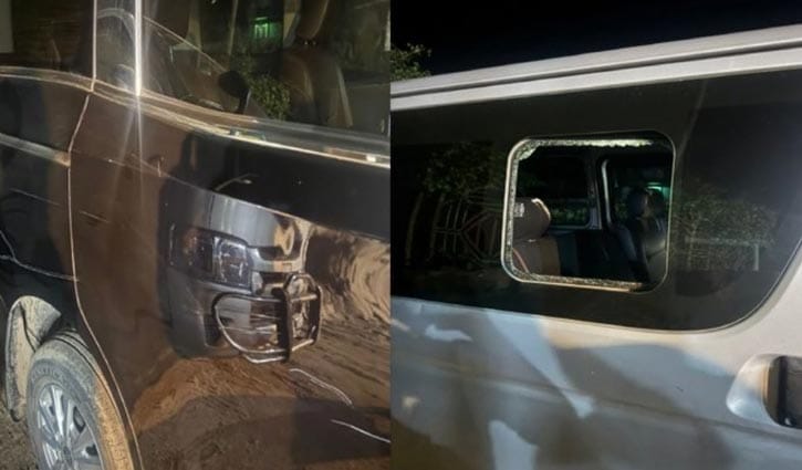 কাপাসিয়ায় ভ্রাম্যমাণ আদালতের অভিযানে হামলা, গাড়ি ভাঙচুর 