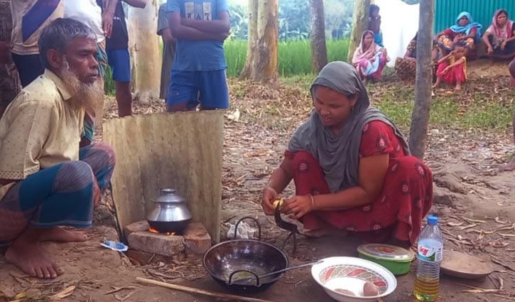 নালিতাবাড়িতে নলকূপ খননের সময় বেরিয়ে এল গ্যাস