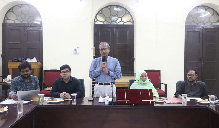 সামাজিক দায়বদ্ধতা থেকে  মাদকবিরোধী কার্যক্রমে এগিয়ে আসতে হবে: জবি উপাচার্য