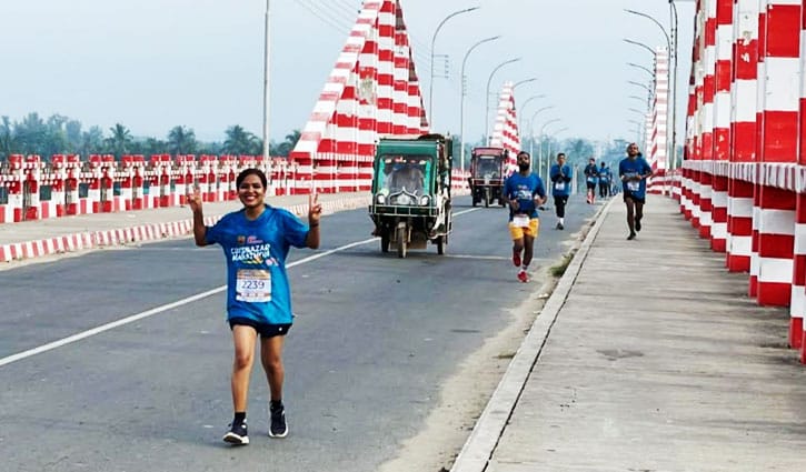 সমুদ্রশহরে দেড় হাজার দৌড়বিদের ম্যারাথন