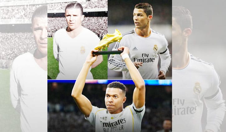 দ্রুততম ৪৪ গোলে রোনালদোর রেকর্ড ভাঙলেন এমবাপ্পে