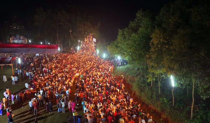 প্রার্থনার সুরে শেষ হলো ‘ফাতেমা রানীর’ তীর্থোৎসব