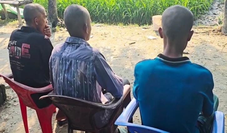 ইউপি সদস্যের বিরুদ্ধে ৫ যুবককে ন্যাড়া করানোর অভিযোগ