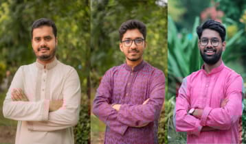 ‘ইতিহাসের পাতায়’ নাম লেখালেন ইতিহাসের তিন শিক্ষার্থী