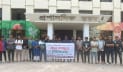 নোবিপ্রবিতে তিস্তা মহাপরিকল্পনা বাস্তবায়নের দাবিতে মানববন্ধন