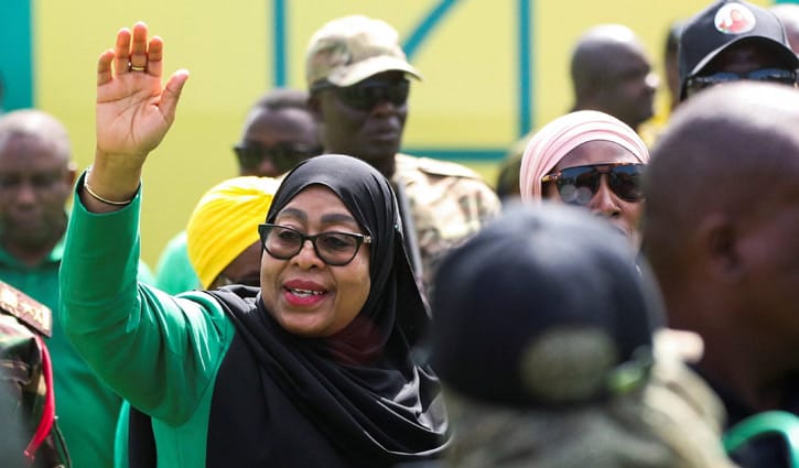 তানজানিয়ার বিতর্কিত প্রেসিডেন্ট নির্বাচনে ফের বিজয়ী সামিয়া