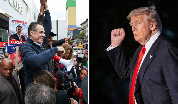 নিউ ইয়র্কে মেয়র নির্বাচন আজ, কুওমোকে সমর্থন ট্রাম্পের