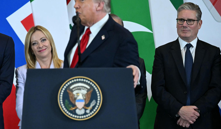 গাজা শান্তি সম্মেলনে মেলোনির সৌন্দর্যের প্রশংসায় পঞ্চমুখ ট্রাম্প