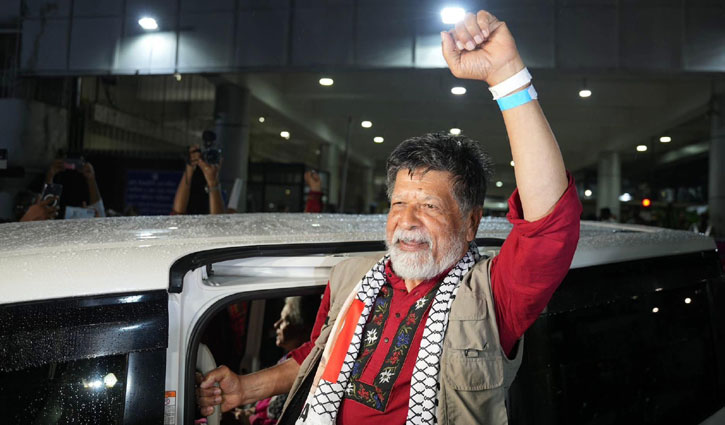 ফিলিস্তিন মুক্ত না হওয়া পর্যন্ত সংগ্রাম চলবে, দেশে ফিরে শহিদুল আলম