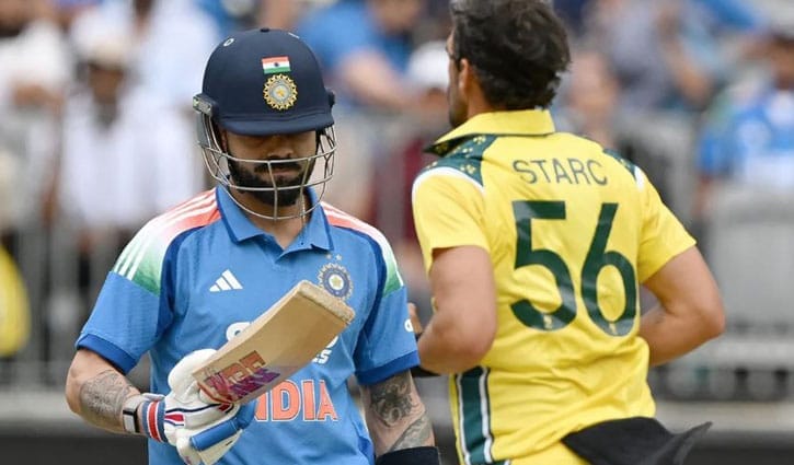 বৃষ্টির দাপটের পর ভারতকে সহজেই হারাল অস্ট্রেলিয়া