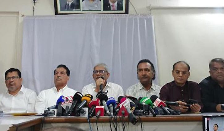 মিথ্যা প্রচার দিয়ে দেশে নৈরাজ্য সৃষ্টির প্রক্রিয়া চলছে: মির্জা ফখরুল