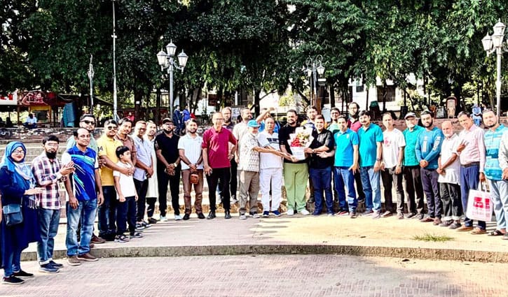 মানবসম্পদ উন্নয়নে অবদান রাখায় কে এম হাসান রিপনকে বিশেষ সম্মাননা