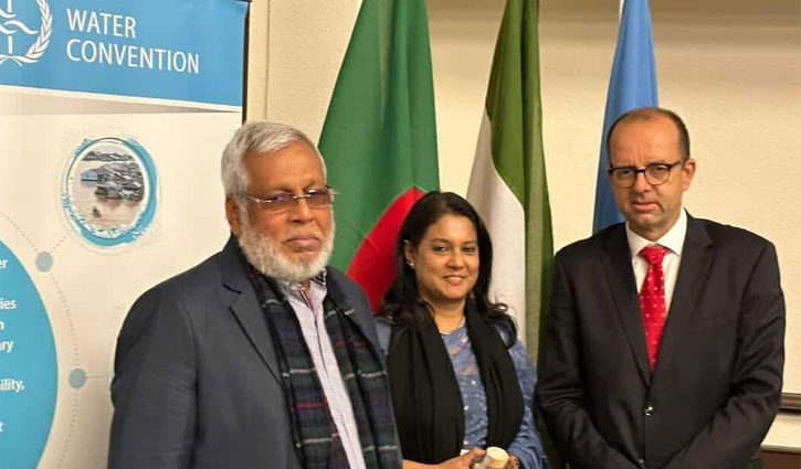 ন্যায্য পানি বণ্টন ও আন্তসীমান্ত সহযোগিতা জোরদারে বাংলাদেশের আহ্বান