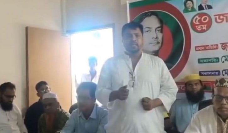 শেখ হাসিনাকে জিয়াউর রহমানের অর্ধাঙ্গিনী বলা সেই বিএনপি নেতাকে শোকজ