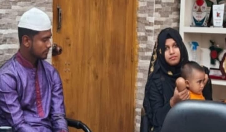 সন্তান কোলে নিয়ে কারাগারে বিয়ে 